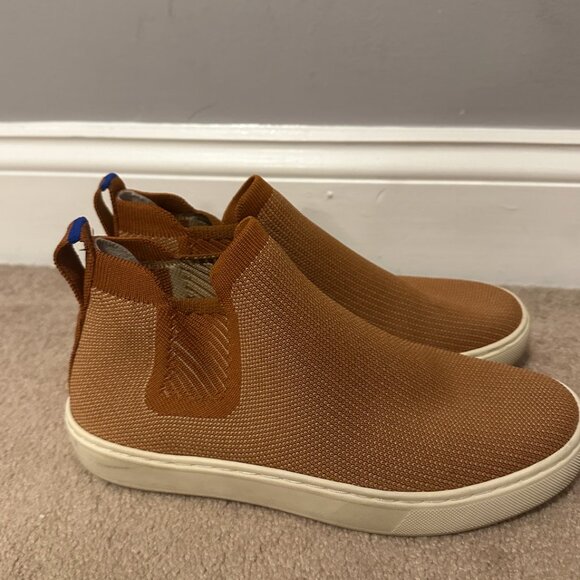 Rothy’s The Chelsea Brown Fawn Melange Pull on Sneakers 6.5 - Picture 3 of 7